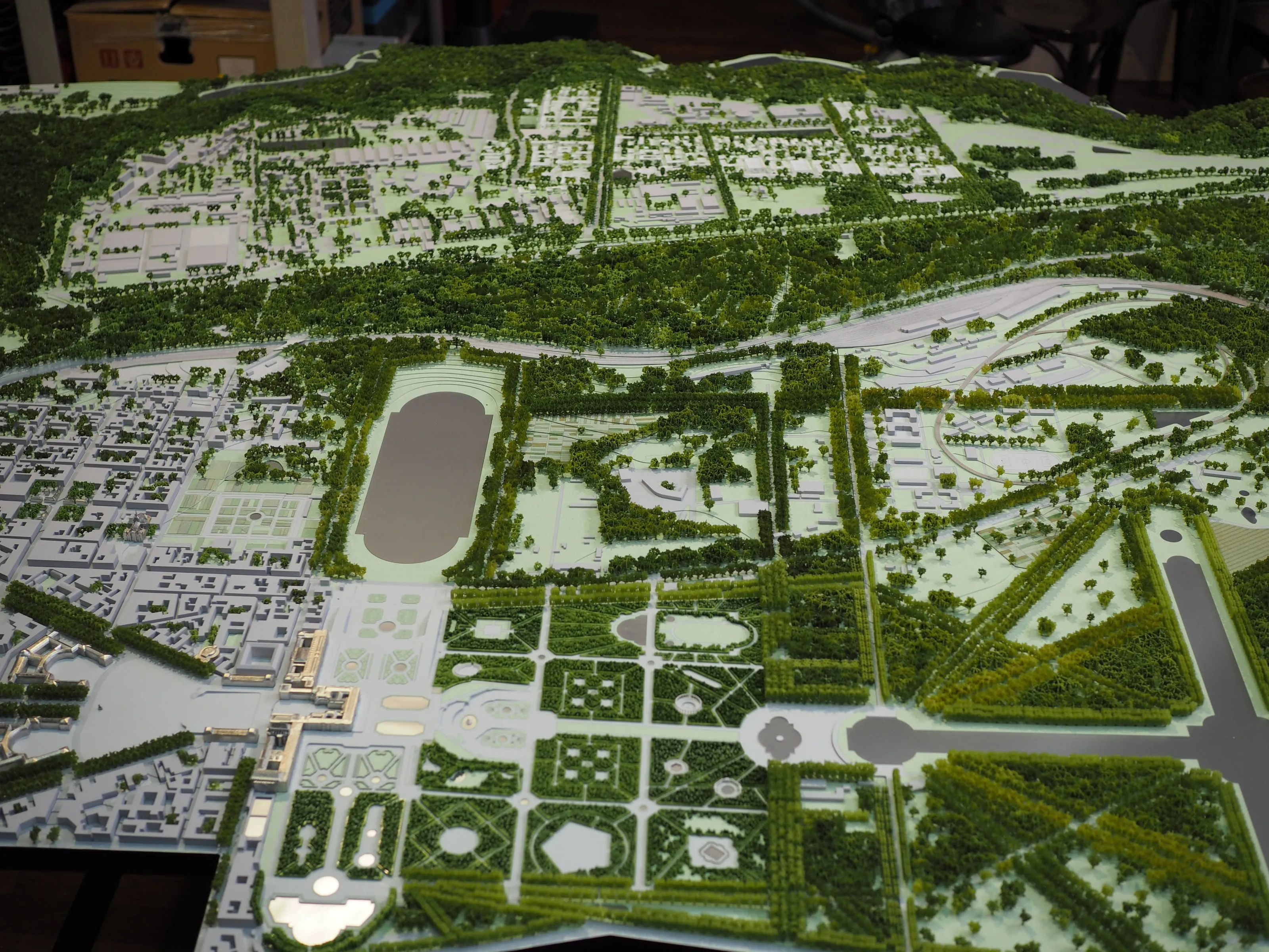 Maquette Quartier de Satory Ouest, vue 2