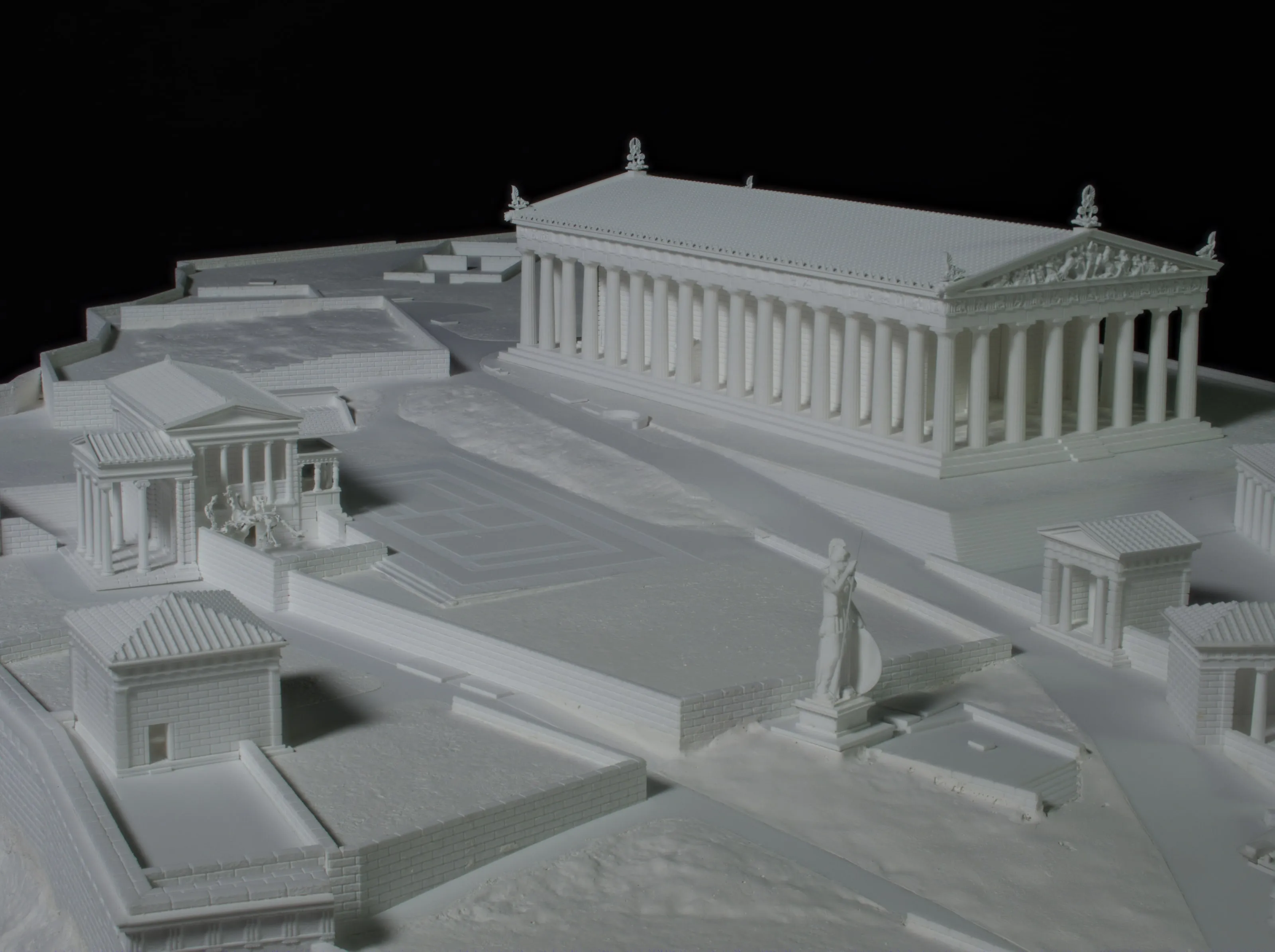 Maquette Acropole d'Athènes, vue 2
