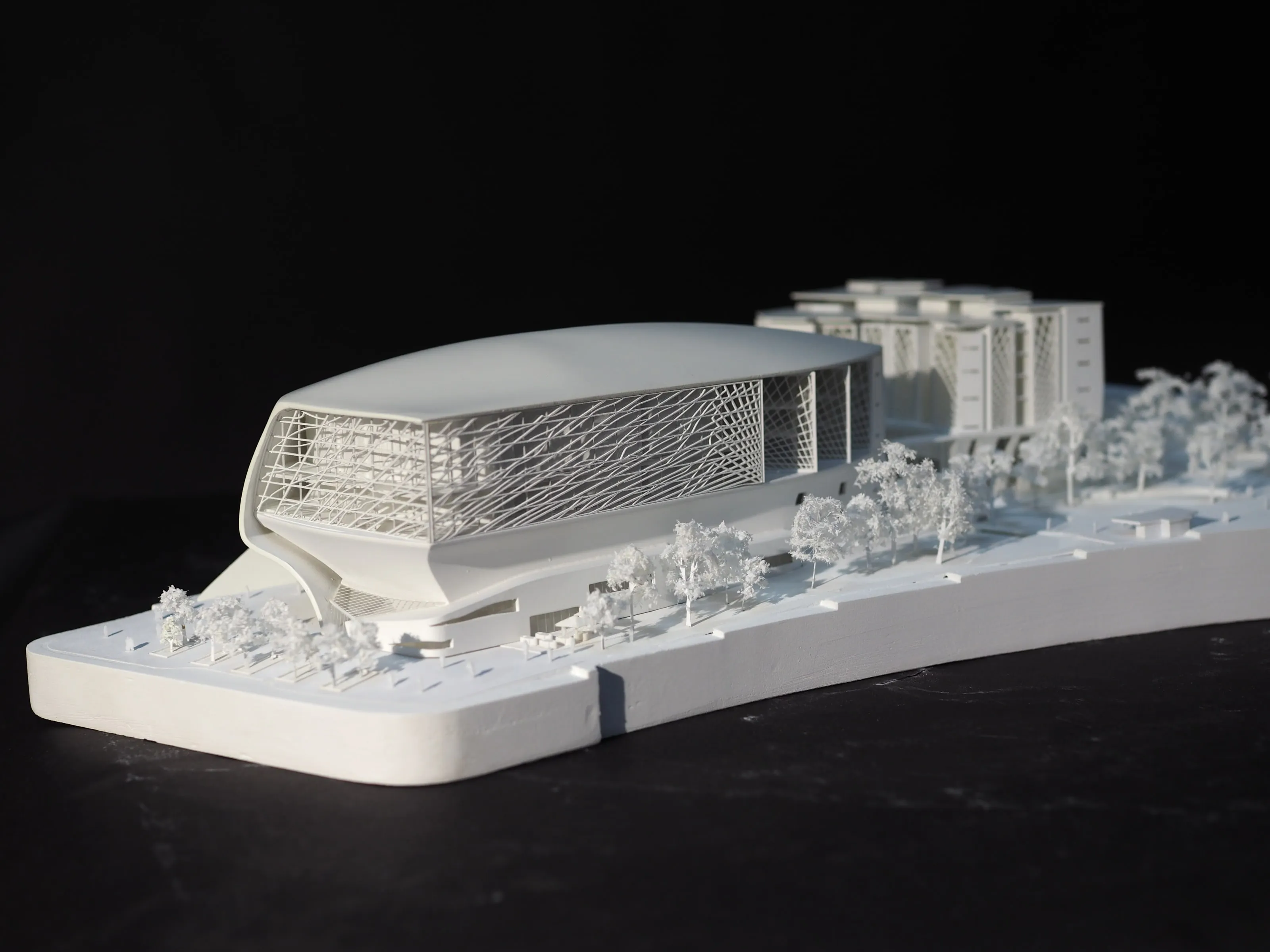 Maquette Cité de la musique de Genève, vue 2