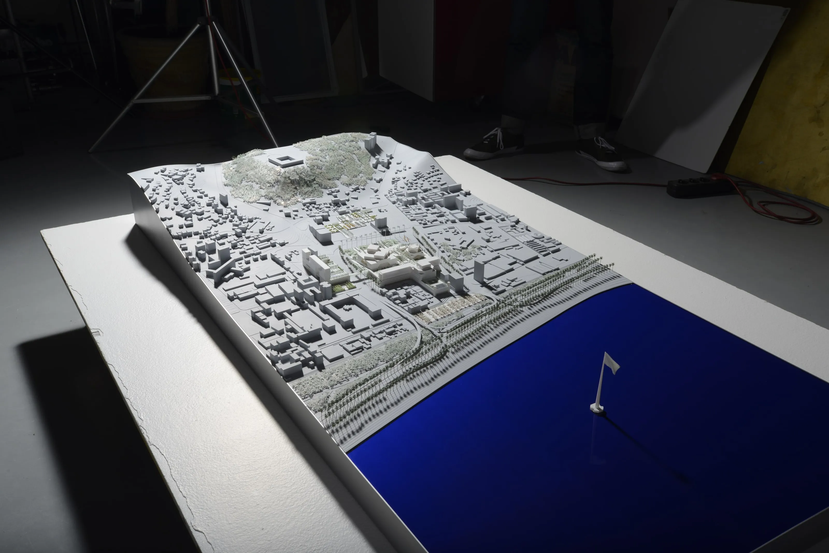 Maquette Parlement d'Alger, vue 2