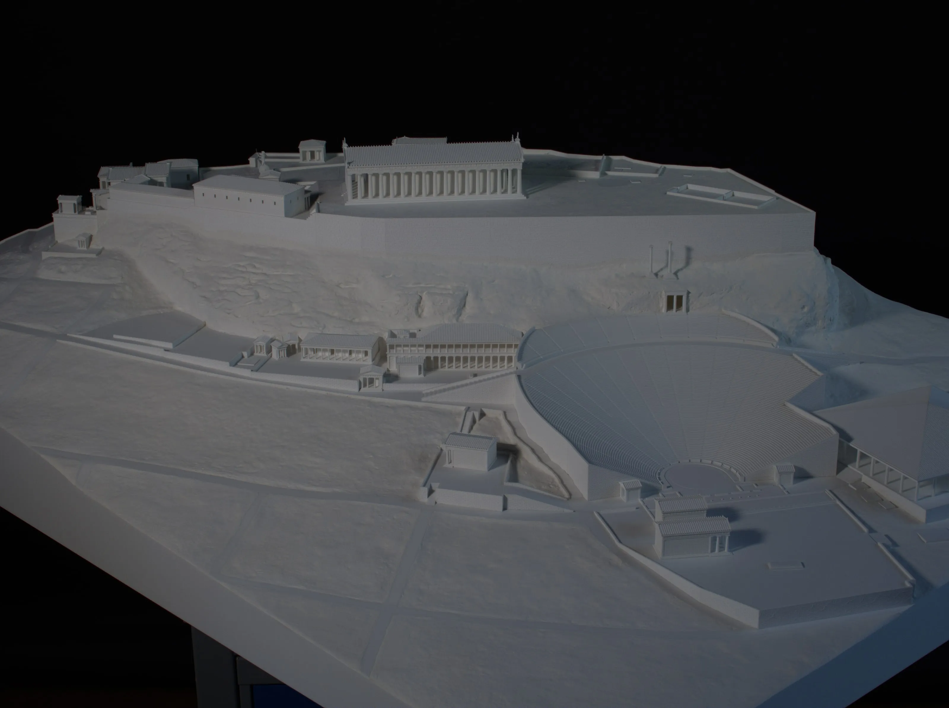 Maquette Acropole d'Athènes, vue 4